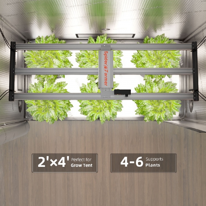 2025 New Version | Spider Farmer® G4500 320W WiFi & Bluetooth App-Controlled LED | Full Spectrum